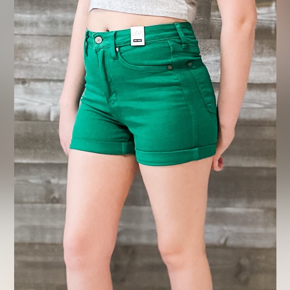 Judy Blue Emerald High Waist Shorts
